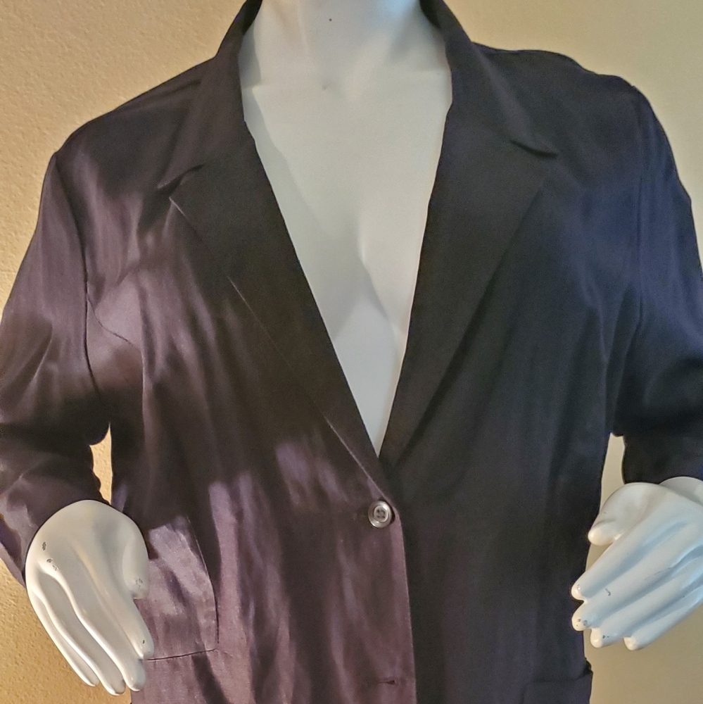 Ashley Stewart Linen blazer